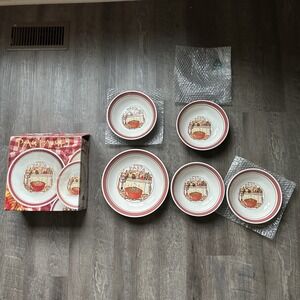 NEW VINTAGE Himark TRE CI Pasta Set Buona San Remo Italia 1 Serving Bowl 4 Other